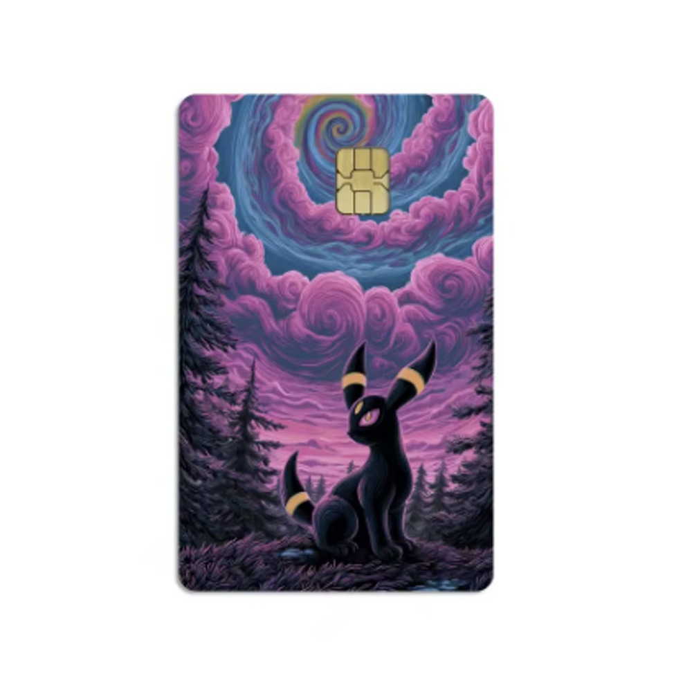 New Umbreon, I Chose You Matte Credit Card Skin/Sticker, Space for Small Chip